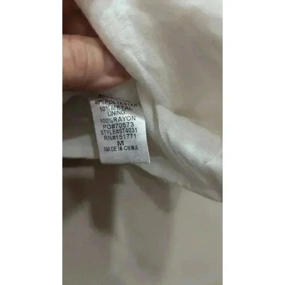 White braletre top size L by Jasper Cornell - Picture 3 of 6